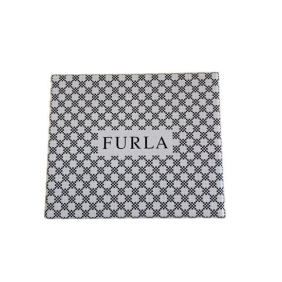 Furla Leather Swan Print Card Holder With Box - Picture 2 of 4